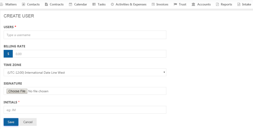 PageLightPrime Users Settings