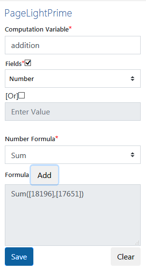 PageLightPrime Document Compute NumberFields