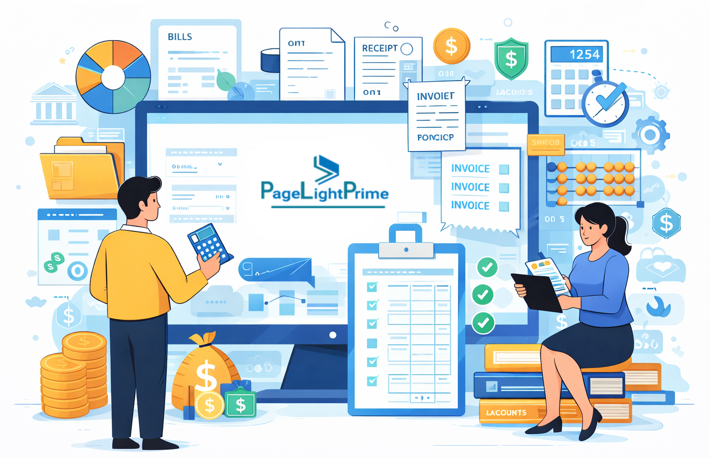 Legal case management dashboard in PageLightPrime for law firms