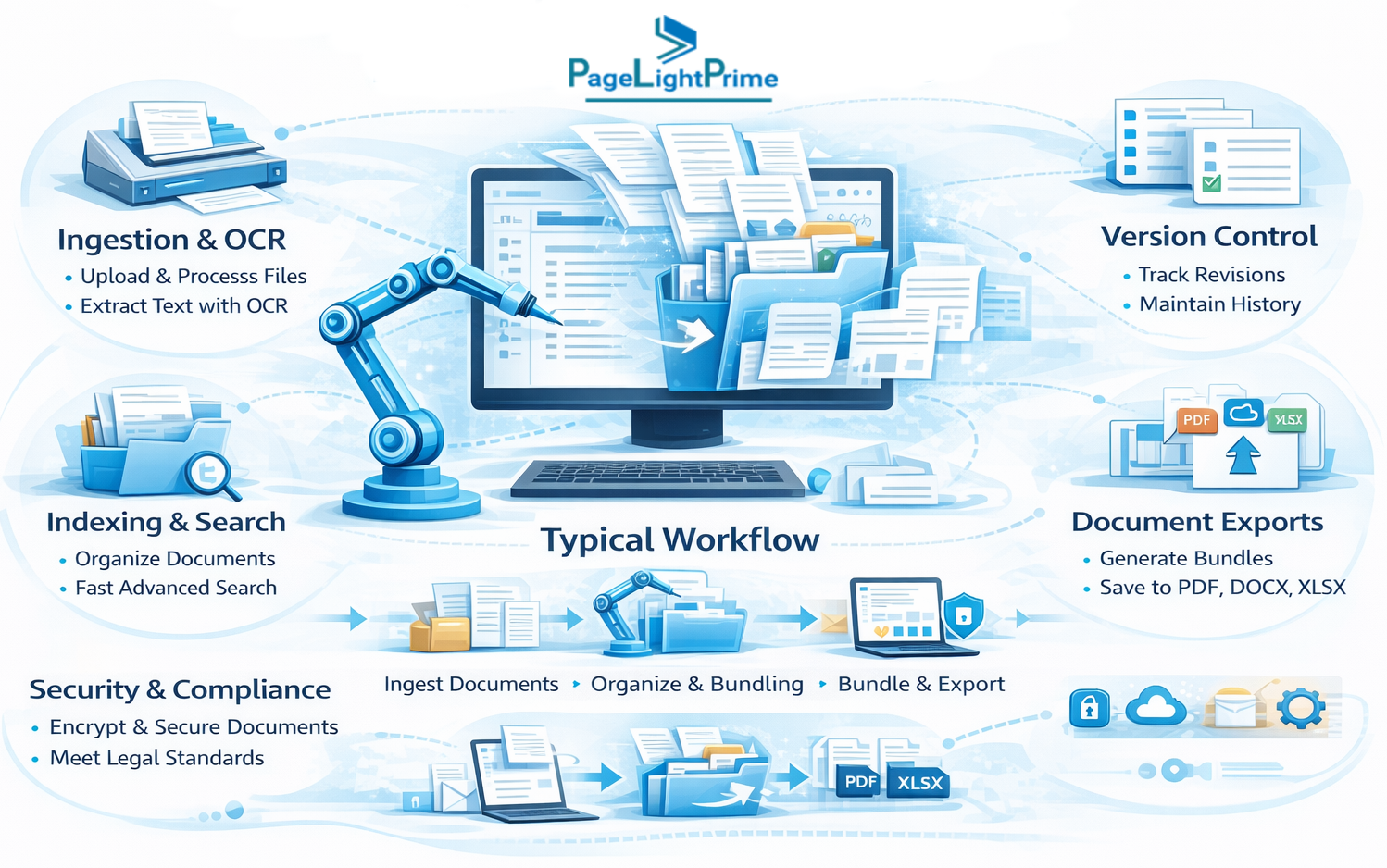 Automated document bundling for litigation and transactional legal matters