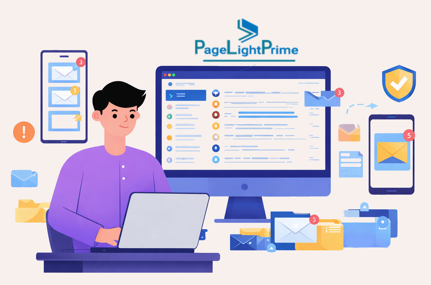 Legal email management software dashboard for law firms