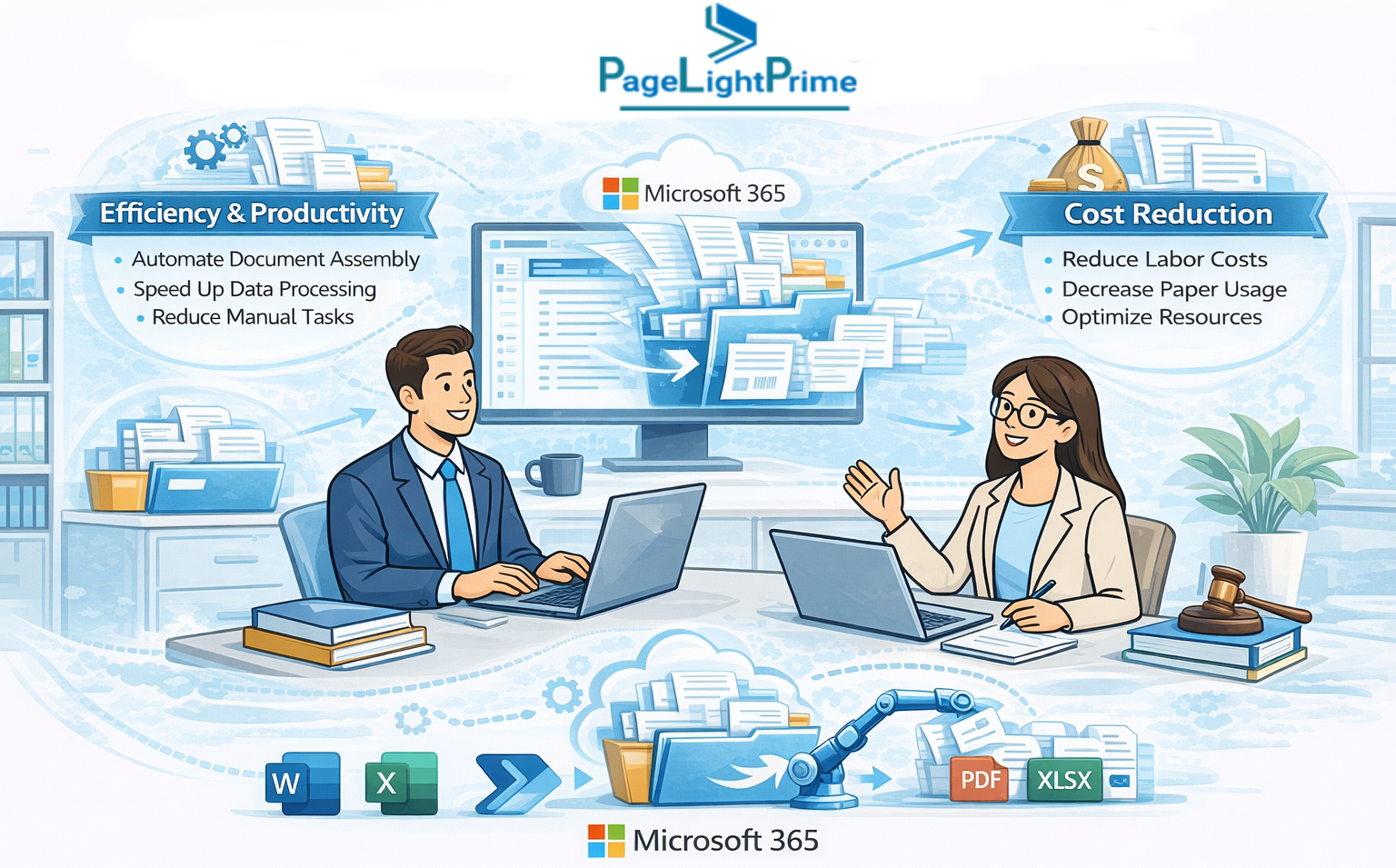 Secure legal documents stored in SharePoint using Microsoft 365 automation
