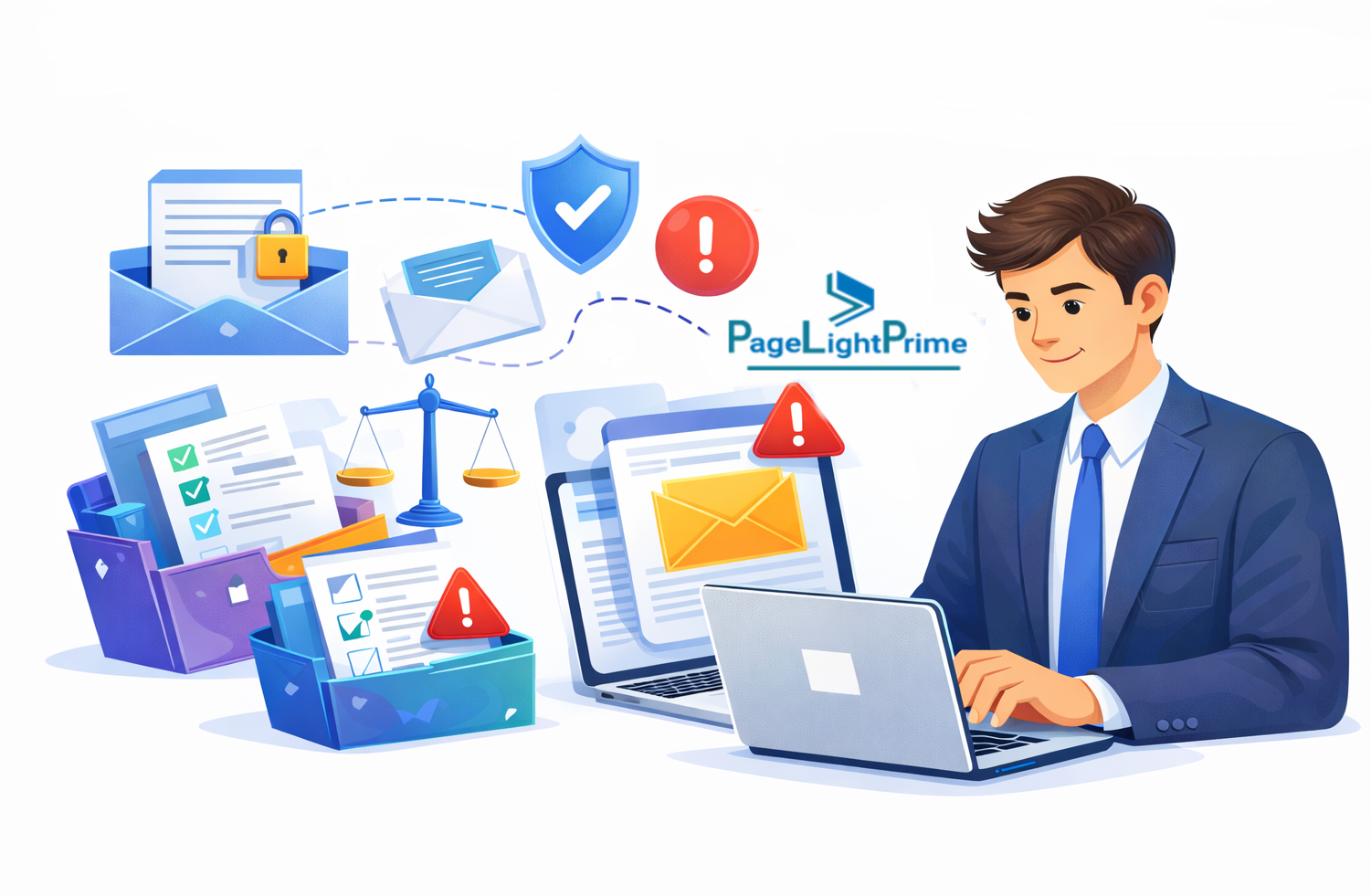 Secure legal email communication for client confidentiality