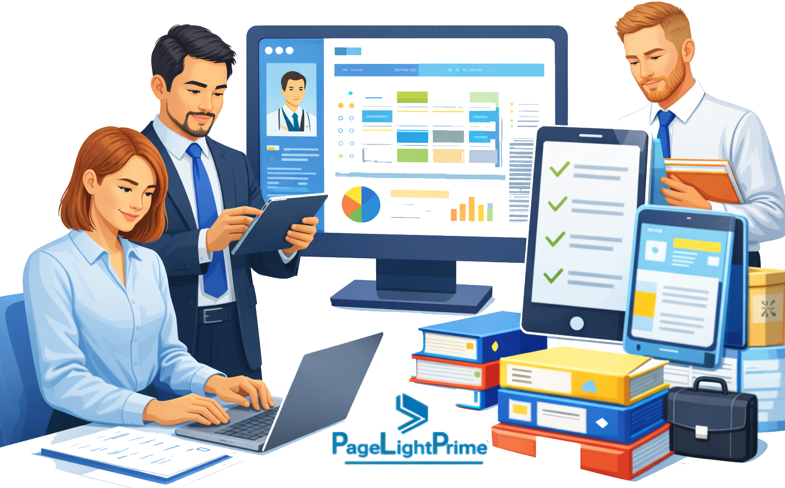 LEDES billing software implementation considerations for law firms, showing financial growth chart, legal documents