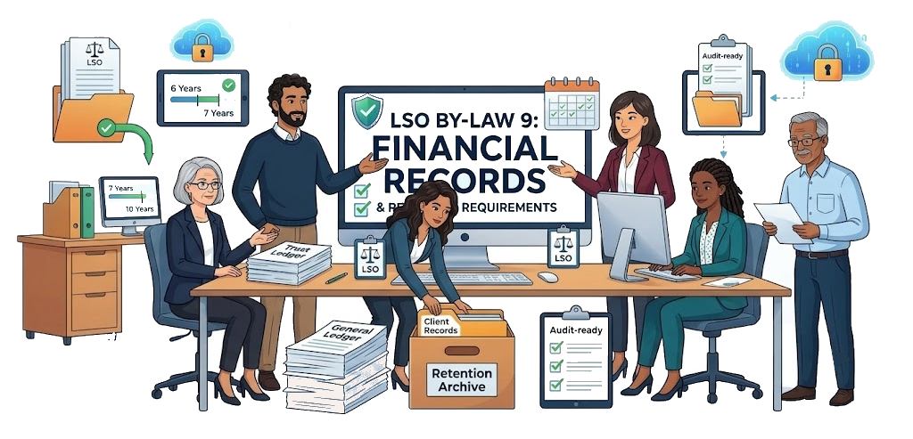 Legal accounting software supporting trust accounting workflows for Ontario law firms